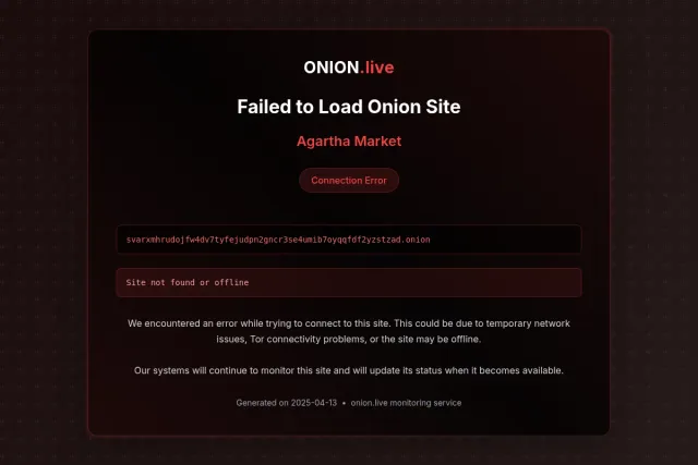 Agartha Market screenshot