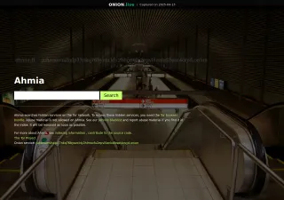 Ahmia screenshot