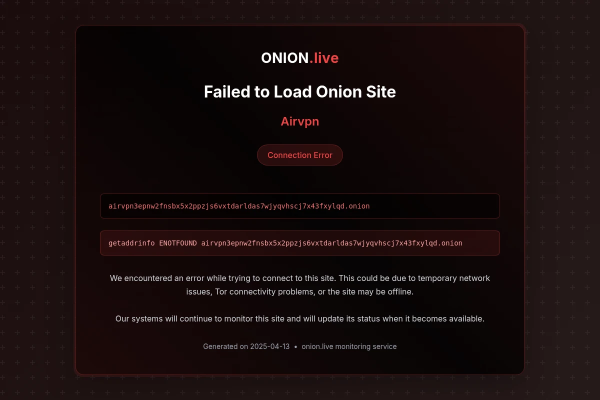 Airvpn screenshot