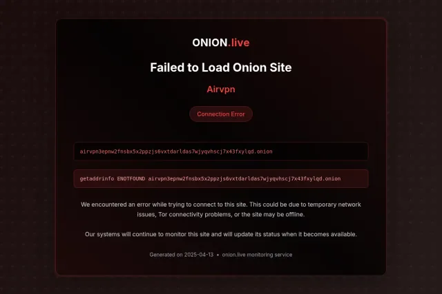 Airvpn screenshot