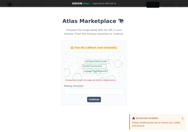 atlas screenshot