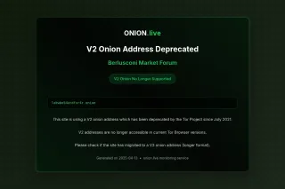 Berlusconi Market Forum screenshot