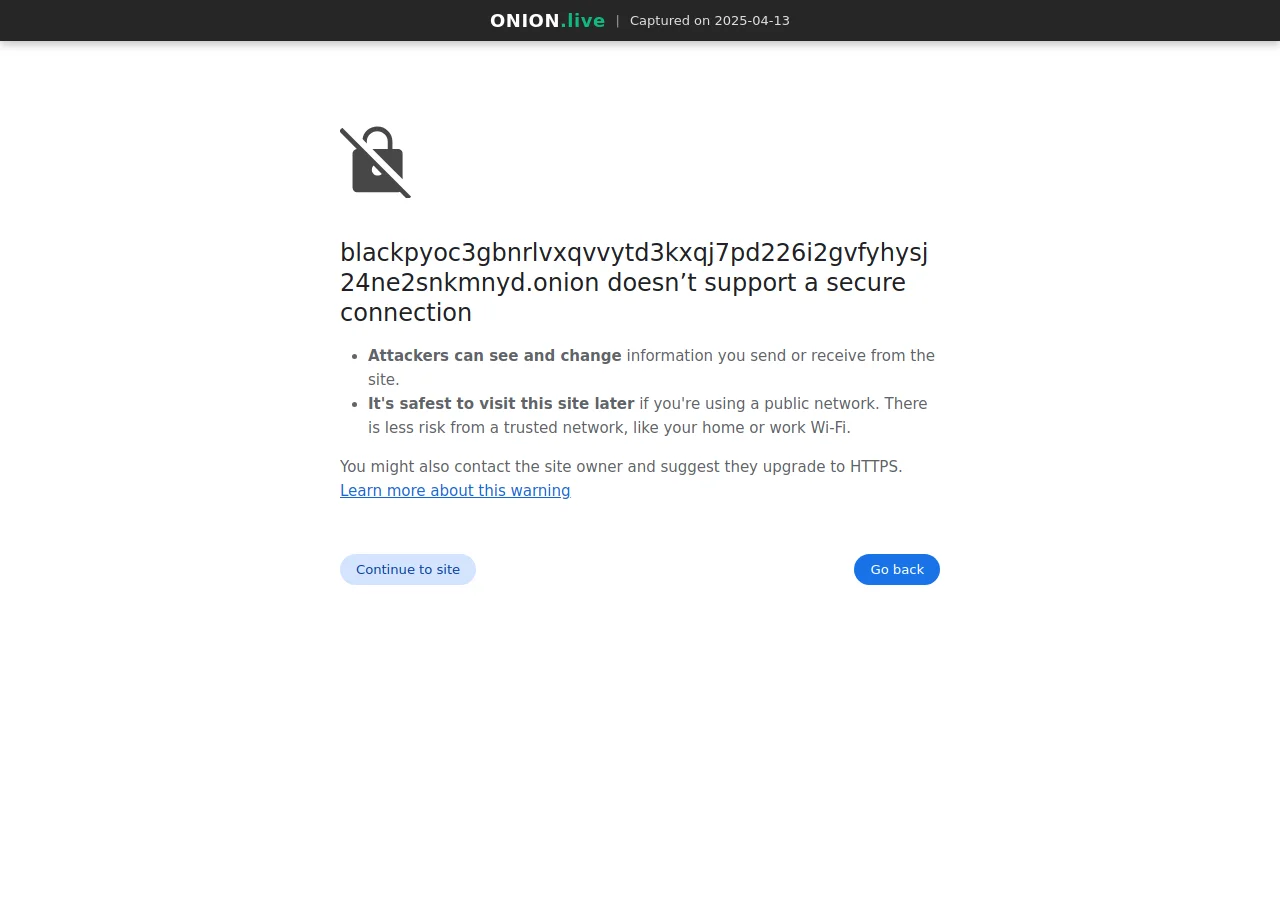 Blackpyramid Market screenshot