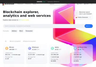 Blockchair screenshot