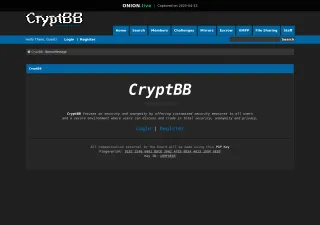 Cryptbb screenshot