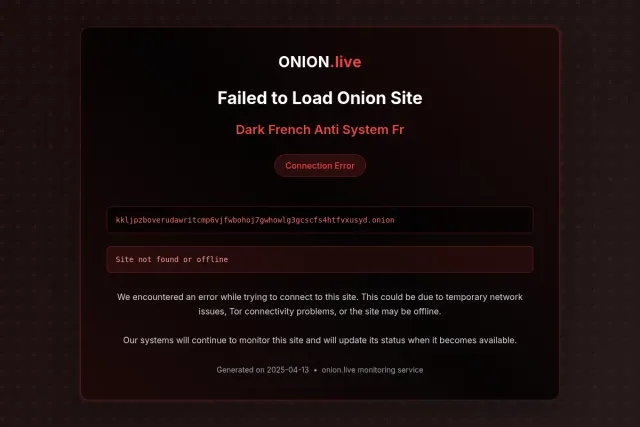 Dark French Anti System Fr screenshot