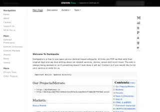 Darkipedia screenshot