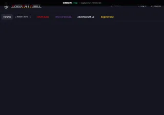 Darknet Army Forum screenshot