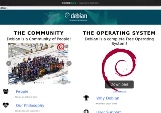 Debian screenshot