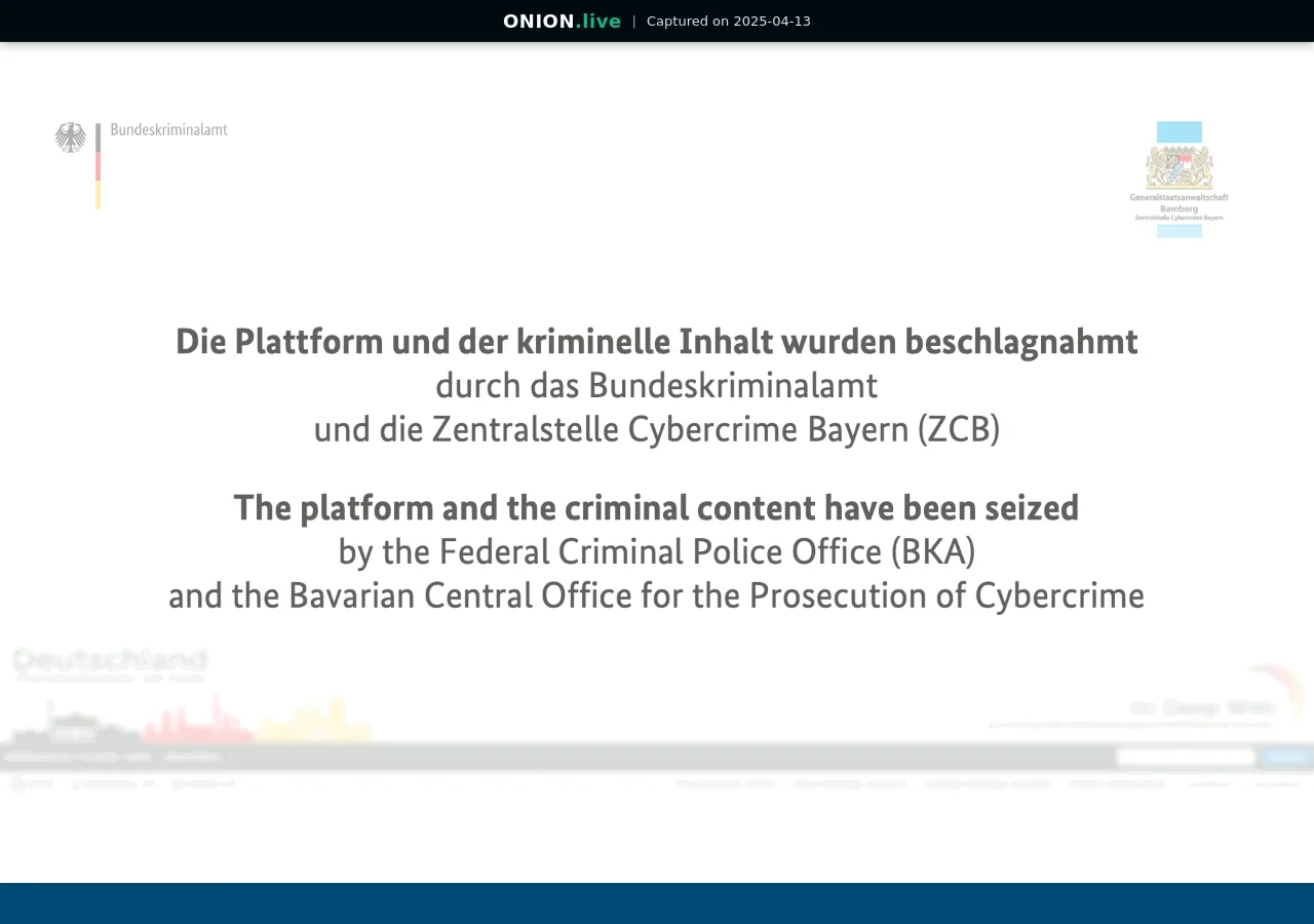 Deutschland Im Deep Web Forum screenshot