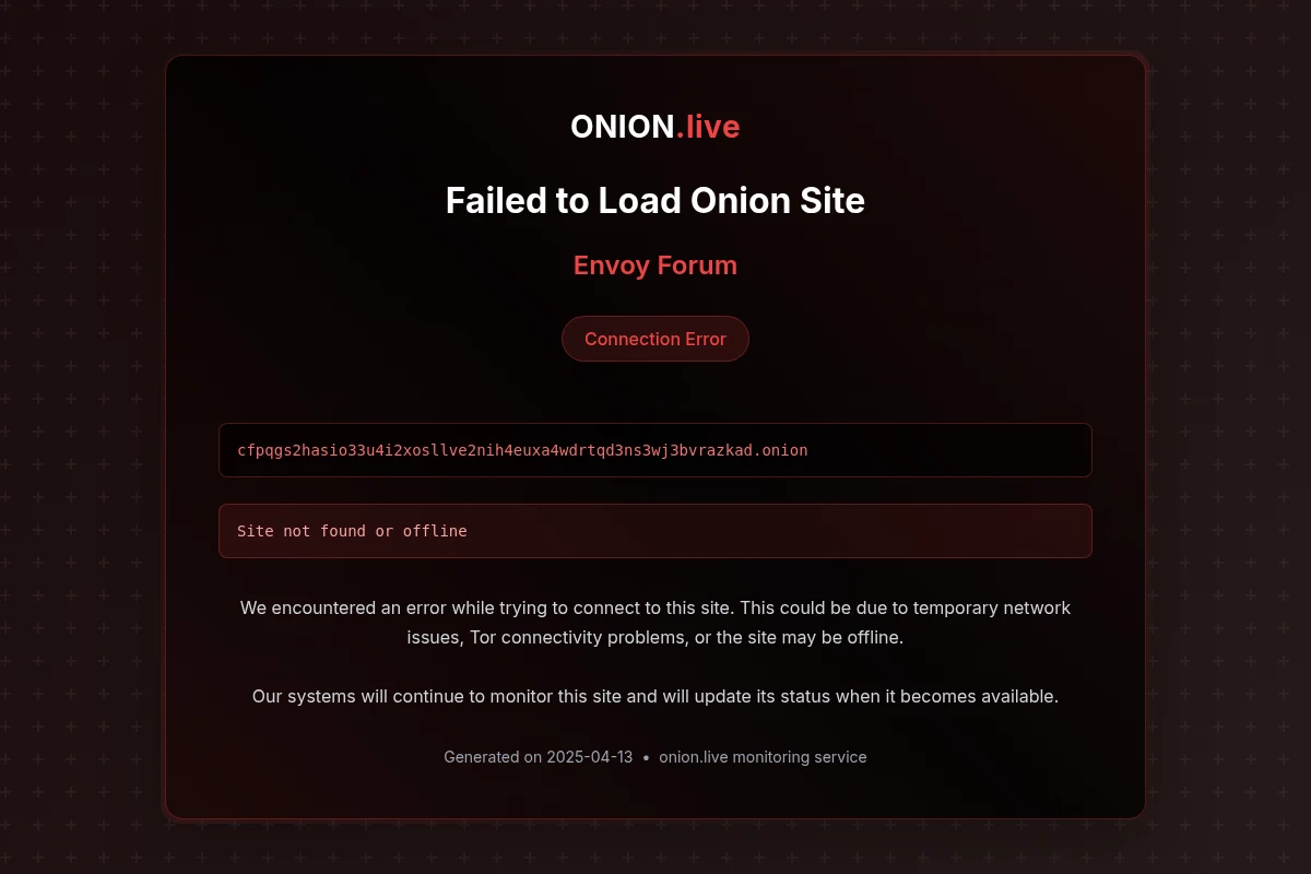 Envoy Forum screenshot