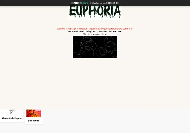 euphoria screenshot