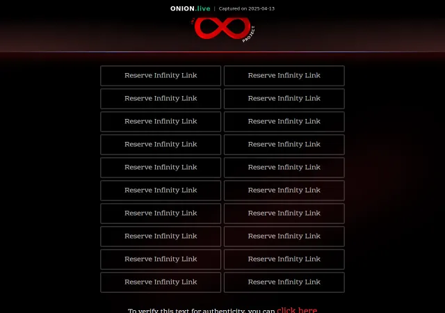 Infinity Exchanger screenshot
