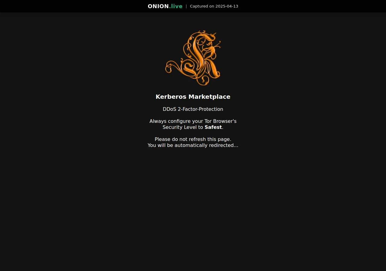 kerberos screenshot