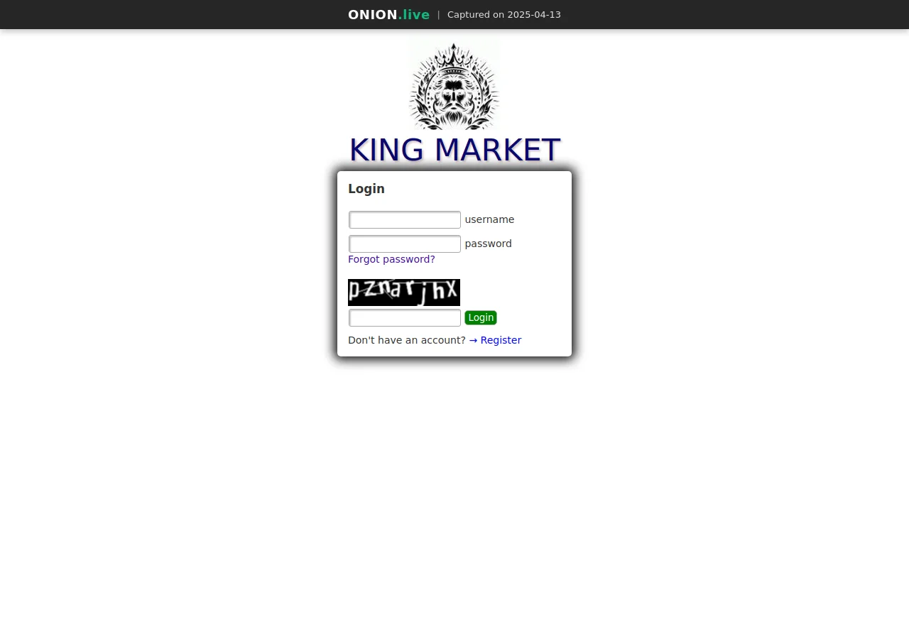 King Market screenshot