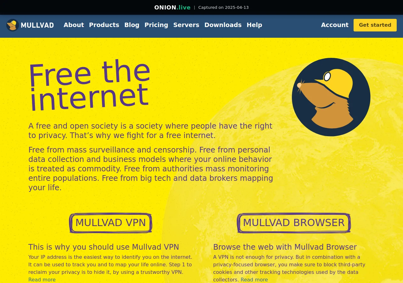 Mullvad Vpn screenshot