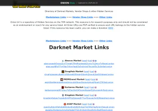 Onion Url screenshot