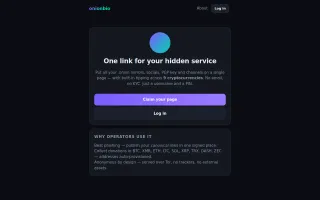 OnionBio screenshot