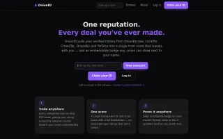 OnionID screenshot