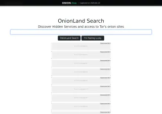 OnionLand Search screenshot