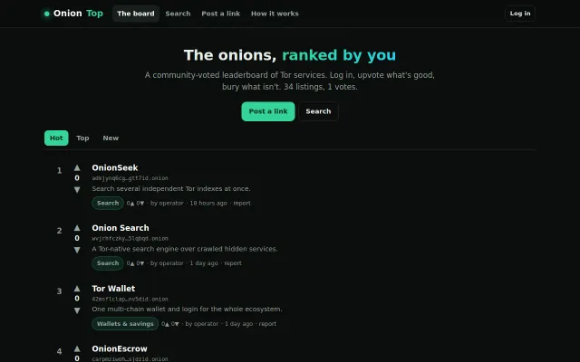 OnionTop screenshot