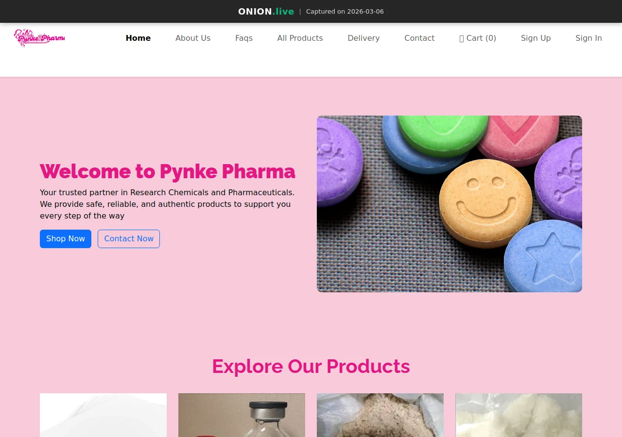 Pynke Pharma screenshot