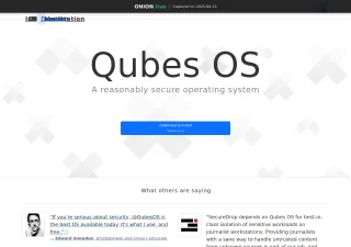 Qubes Os screenshot