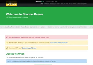 Shadow Bazaar Marketplace screenshot