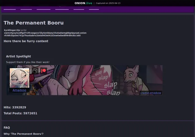 The Permanent Booru screenshot