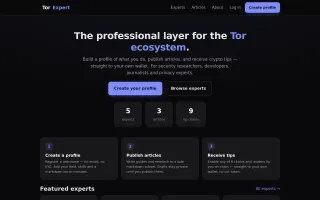 TorExpert screenshot
