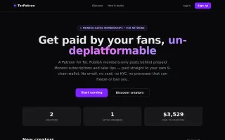 TorPatron screenshot