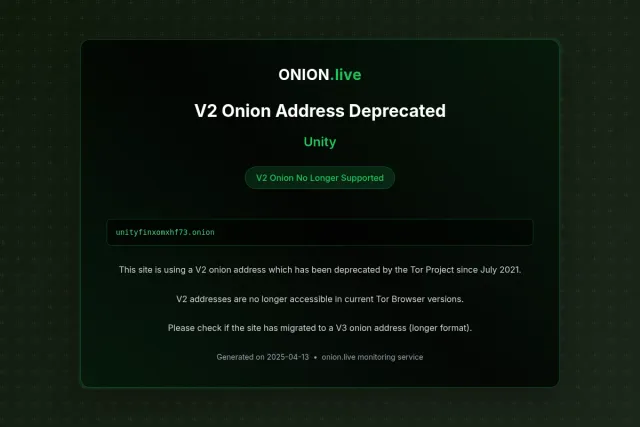 Unity screenshot