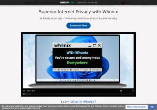 Whonix screenshot