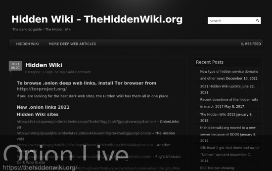 Hidden Wiki | Tor .onion urls directories